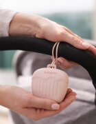BABYONO Husa de protectie din silicon Roz pentru suzeta