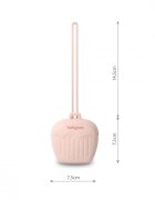BABYONO Husa de protectie din silicon Roz pentru suzeta