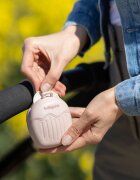 BABYONO Husa de protectie din silicon Roz pentru suzeta