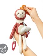 BABYONO Jucarie din plus cu clips pentru carucior