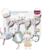 BABYONO Jucarie educationala de agatat pentru carucior natura