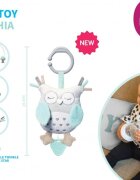 BABYONO Jucarie muzicala Baby Ono pentru carucior Bufnita Sofia