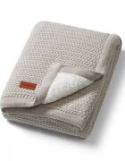 BABYONO Paturica pentru copii Gri din bumbac cu polar 75x100 cm