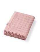 BABYONO Paturica tricotata 167301 din fibre de bambus roz 75x100 cm