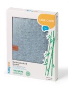 BABYONO Paturica tricotata 167304 din fibre de bambus albastru 75x100 cm