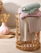 BABYONO Paturica tricotata 167401 din fibre de bambus roz 75x100 cm