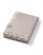 BABYONO Paturica tricotata 167403 din fibre de bambus maro 75x100 cm