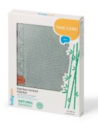 BABYONO Paturica tricotata 167404 din fibre de bambus verde 75x100 cm