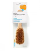 BABYONO Perie pentru bebelusi din lemn cu peri naturali