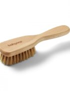 BABYONO Perie pentru bebelusi din lemn cu peri naturali