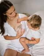 BABYONO Perna cu samburi de cirese Bej pentru ameliorarea durerilor