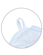 BABYONO Prosop baie bambus cu gluga 100 x 100 cm albastru