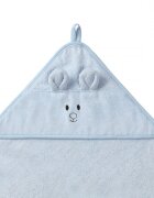 BABYONO Prosop baie bambus cu gluga 100 x 100 cm albastru