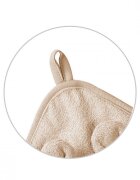 BABYONO Prosop baie bambus cu gluga 100 x 100 cm maro