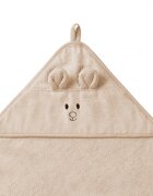 BABYONO Prosop baie bambus cu gluga 100 x 100 cm maro