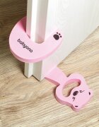 BABYONO Protectie inchidere usa roz 94701