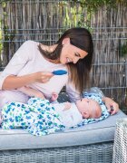 BABYONO Scutec muselina si sunatoare 53602