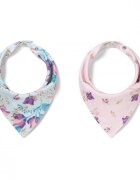 BABYONO Set 2 bavete tip bandana Baby Ono floral