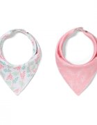 BABYONO Set 2 bavete tip bandana Baby Ono frunze