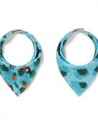 BABYONO Set 2 bavete tip bandana Baby Ono papagal