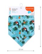 BABYONO Set 2 bavete tip bandana Baby Ono papagal