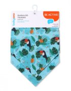 BABYONO Set 2 bavete tip bandana Baby Ono papagal