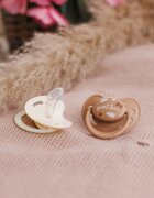 BABYONO Set 2 suzete anatomice din silicon 0-6 luni