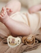 BABYONO Set 2 suzete anatomice din silicon 0-6 luni