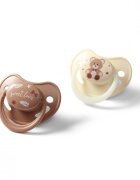 BABYONO Set 2 suzete anatomice din silicon 0-6 luni