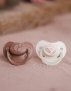 BABYONO Set 2 suzete anatomice din silicon 18 luni+