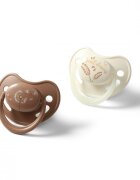 BABYONO Set 2 suzete anatomice din silicon 18 luni+