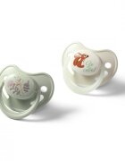 BABYONO Set 2 suzete anatomice din silicon 6-18 luni