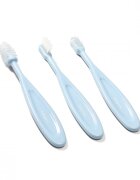 BABYONO Set 3 periute de dinti Baby Ono pentru bebelusi Bleu