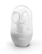 BABYONO Set 3 piese manichiura Baby Ono pentru copii cu suport gri