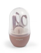 BABYONO Set 3 piese manichiura Baby Ono pentru copii cu suport maro