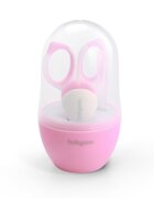 BABYONO Set 3 piese manichiura Baby Ono pentru copii cu suport roz