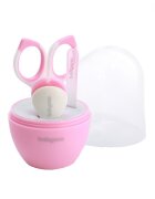 BABYONO Set 3 piese manichiura Baby Ono pentru copii cu suport roz