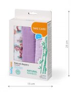 BABYONO Set 3 scutece cu fibre bambus natural mov