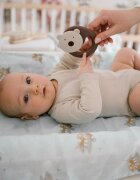 BABYONO Set 3 scutece cu fibre bambus natural mov