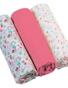 BABYONO Set 3 scutece din muselina super soft 34802 din bumbac 70x70 cm
