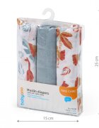 BABYONO Set 3 scutece din muselina super soft 34807 din bumbac 70x70 cm