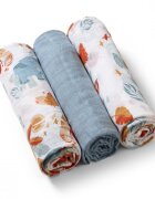 BABYONO Set 3 scutece din muselina super soft 34807 din bumbac 70x70 cm