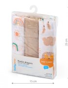 BABYONO Set 3 scutece din muselina super soft 34808 din bumbac 70x70 cm