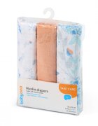 BABYONO Set 3 scutece din muselina super soft 34809 din bumbac 70x70 cm