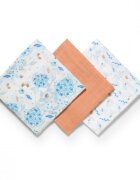 BABYONO Set 3 scutece din muselina super soft 34809 din bumbac 70x70 cm
