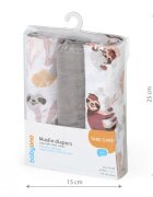 BABYONO Set 3 scutece din muselina super soft 34810 din bumbac 70x70 cm
