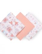 BABYONO Set 3 scutece din muselina super soft 34811 din bumbac 70x70 cm