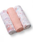 BABYONO Set 3 scutece din muselina super soft 34811 din bumbac 70x70 cm