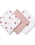BABYONO Set 3 scutece din muselina super soft 34813 din bumbac 70x70 cm