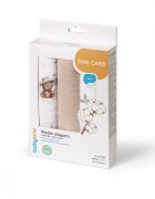 BABYONO Set 3 scutece din muselina super soft 34814 din bumbac 70x70 cm